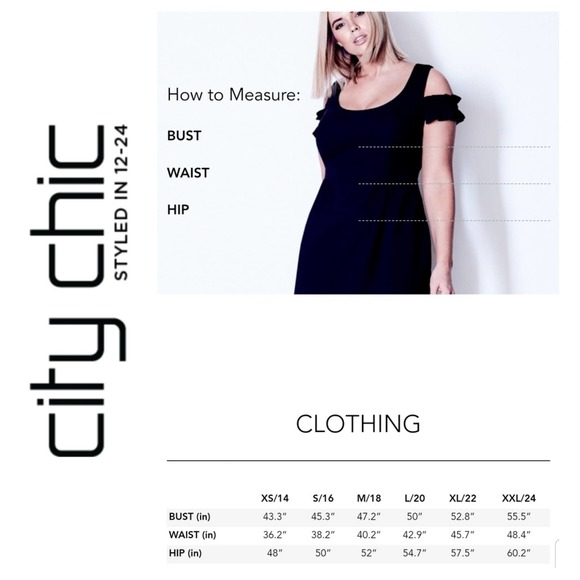 City Chic Crepe Crochet Trim Cocktail Dress M/18W - Picture 14 of 16